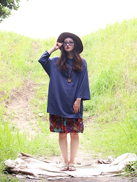 BlueRanchさん(レディース・163cm)の夏コーディネート