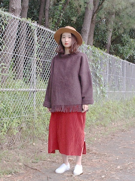 BlueRanchさん（レディース・163cm）の秋コーディネート