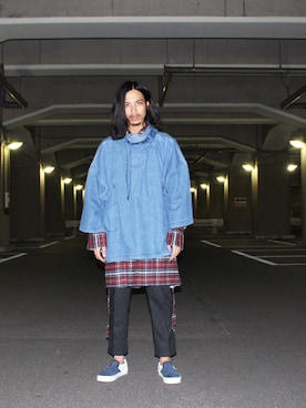 「69（シックスティーナイン）のアイテム（ジャケット/アウター）」を使った、BlueRanchさん（メンズ・173cm）の秋コーディネート