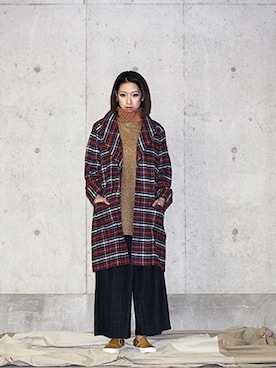 「SASQUATCHfabrix.（サスクワァッチファブリックス）のアイテム」を使った、BlueRanchさん（レディース・158cm）の秋コーディネート
