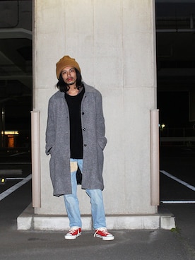 「AlexanderLeeChang（アレキサンダーリーチャン）のアイテム」を使った、BlueRanchさん（メンズ・173cm）の冬コーディネート