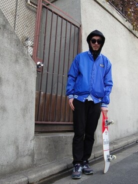 シグちゃんMACKDADDYさん（メンズ・176cm）の冬コーディネート