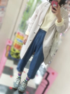 「ライブ」｜「アイテム（トレンチコート）」を使った、tomokaさん（レディース・171cm）の春コーディネート