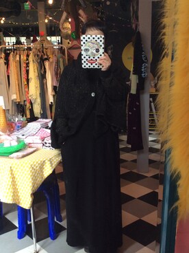 「Yohji Yamamoto（ヨウジヤマモト）のアイテム（ワンピース）」を使った、mari_cache2さん（レディース・163cm）の冬コーディネート