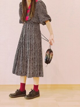 「バルーンスリーブ」｜Yotchさん（レディース・163cm）の秋コーディネート