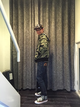 喯嘚儿木さん(メンズ・175cm)の春コーディネート