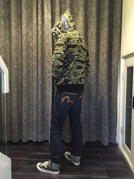 喯嘚儿木さん(メンズ・175cm)の春コーディネート