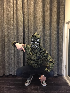 喯嘚儿木さん(メンズ・175cm)の春コーディネート