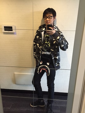 喯嘚儿木さん（メンズ・175cm）の春コーディネート