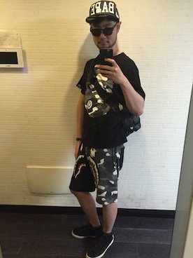 喯嘚儿木さん（メンズ・175cm）の夏コーディネート