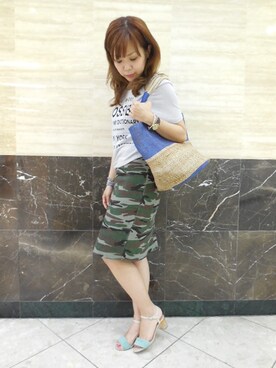 akoさん（レディース・148cm）の夏コーディネート