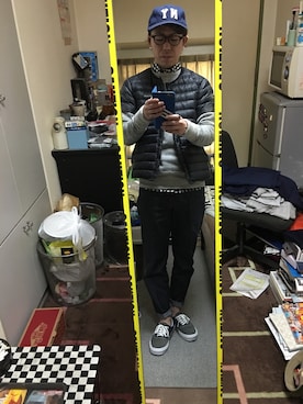「mont-bell（モンベル）のアイテム（その他アウター）」を使った、mamoruさん（メンズ・170cm）の秋コーディネート