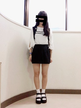 「hotping」｜「アイテム（アクセサリー）」を使った、일さん（レディース・158cm）の夏コーディネート