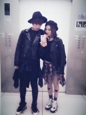 「カップルコーデ」｜보미 さん（レディース・171cm）の春コーディネート