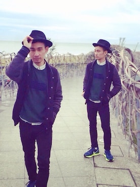 「HARE」｜「アイテム（スタジャン）」を使った、cloudさん（メンズ・168cm）の冬コーディネート