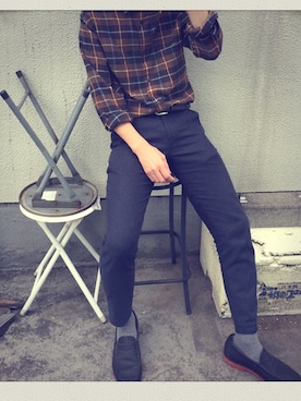 「フランクリーダー」｜matsunoshinさん（メンズ・165cm）の秋コーディネート