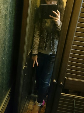 「index（インデックス）のアイテム（その他アウター）」を使った、museeさん（レディース・165cm）の冬コーディネート