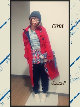 「アイテム（クラッチバッグ、その他）」を使った、ちなつ*さん（レディース・152cm）の冬コーディネート