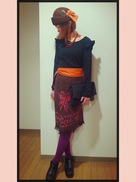 ちなつ*さん（レディース・152cm）の秋コーディネート