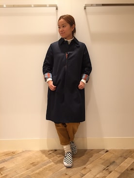 小澤えまさん（レディース・155cm）の秋コーディネート