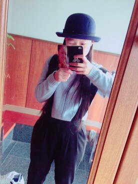「CECIL McBEE（セシルマクビー）のアイテム（つなぎ/オールインワン）」を使った、美愛さん（レディース・154cm）の春コーディネート