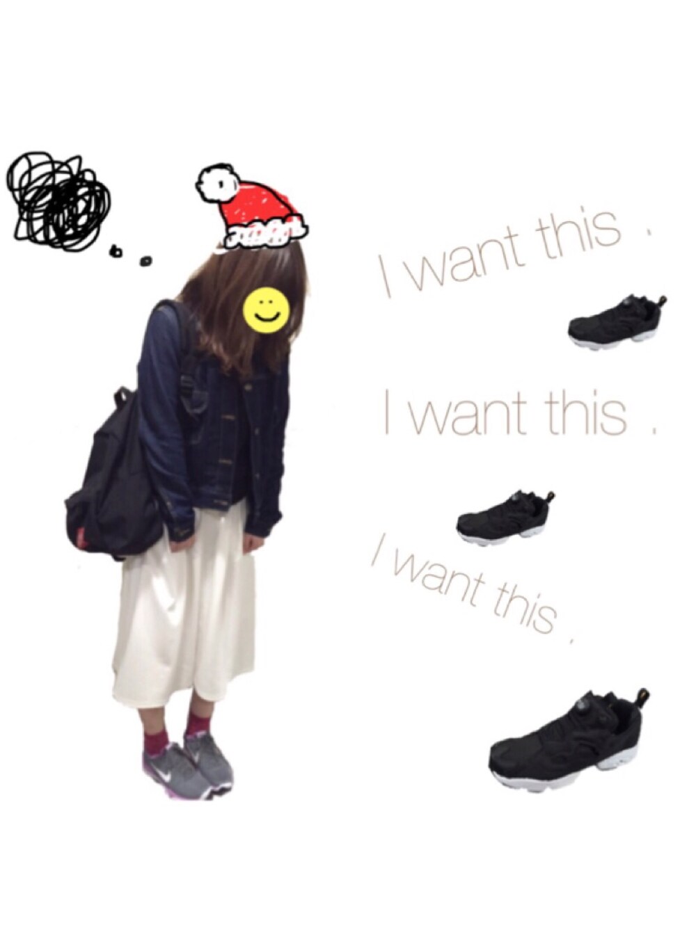 「家族DAY」｜「Reebokのアイテム（パンプス、ブラック系）」を使った、mimiさん（レディース・154cm）の秋コーディネートの1枚目の写真
