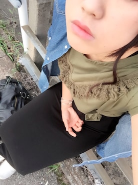 「マキシワンピ」｜Ririkaさん（レディース・153cm・10代）の秋コーディネート