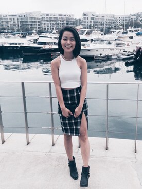 「PULL&BEAR（プルアンドベア）のアイテム（アクセサリー）」を使った、⚡️Junice⚡️さん（レディース・158cm）の冬コーディネート
