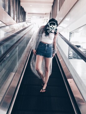 「cotton on（コットンオン）のアイテム（その他アウター）」を使った、⚡️Junice⚡️さん（レディース・158cm）の春コーディネート