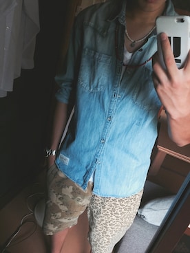 「TMT（ティーエムティー）のアイテム（アクセサリー）」を使った、颯生さん（メンズ・184cm）の春コーディネート