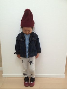 NonoNonoさん（キッズ・100cm）の秋コーディネート
