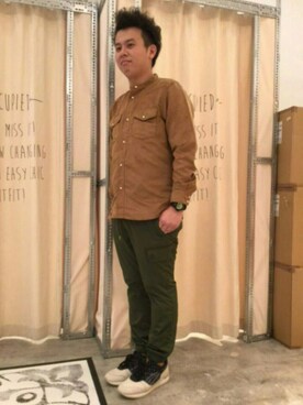 パンチのかわさきさん（メンズ・173cm）の秋コーディネート