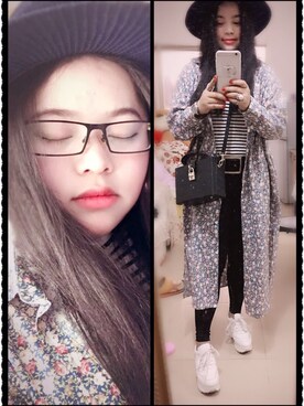 「アイテム（アンサンブル）」を使った、徐左--zoeyさん（レディース・160cm）の春コーディネート