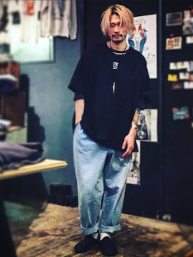 「AUTTAA」｜「アイテム（その他）」を使った、Chizumaruさん（メンズ・180cm）の春コーディネート