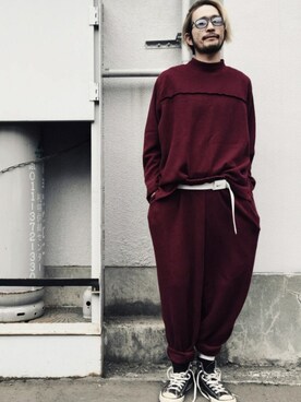 「めっちゃ楽」｜Chizumaruさん（メンズ・180cm）の春コーディネート