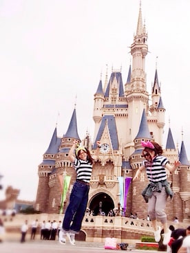 「TDL」｜「アイテム（デニムジャケット）」を使った、Ricoさん（レディース・150cm）の春コーディネート