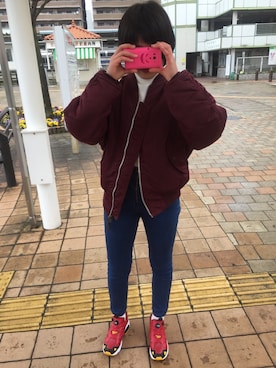 「雨」｜yumeさん（レディース・160cm）の春コーディネート