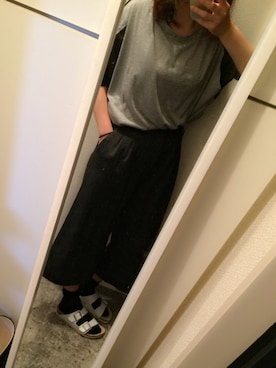 「ビリケンシュトック」｜「アイテム（サンダル）」を使った、AYさん（レディース・156cm）の春コーディネート