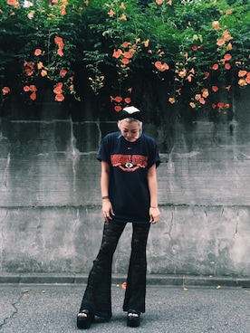 植野有砂さん（レディース・161cm）の夏コーディネート