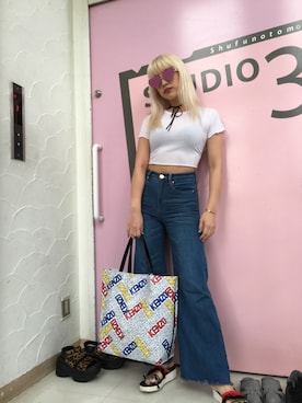 植野有砂さんのコーディネート