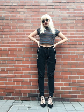 植野有砂さんのコーディネート