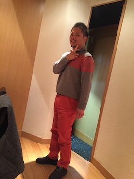 「PEARLY GATES（パーリーゲイツ）のアイテム（Tシャツ/カットソー）」を使った、コールちゃん。さん（メンズ・169cm）の秋コーディネート