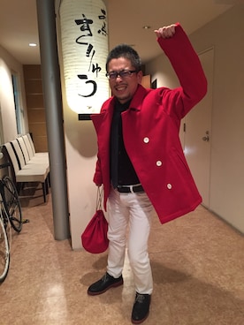 「ルパン三世」｜「アイテム（ジャケット/アウター）」を使った、コールちゃん。さん（メンズ・169cm）の秋コーディネート