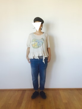 「Cable（ケーブル）のアイテム」を使った、menmenmenさん（レディース・166cm）の夏コーディネート