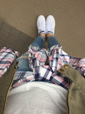 「Gloves（グローブス）のアイテム」を使った、つきさん（レディース・162cm）の春コーディネート