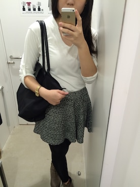 「skirt」｜「アイテム（腕時計）」を使った、Evelynさん（レディース・170cm）の冬コーディネート
