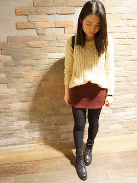 「Daniel Wellington」｜Evelynさん（レディース・170cm）の春コーディネート