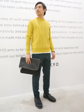 井之元智之さん（メンズ・172cm）の春コーディネート