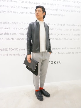 井之元智之さん（メンズ・172cm）の春コーディネート