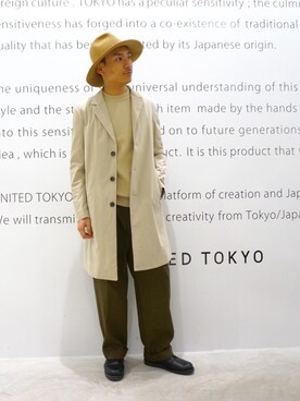 井之元智之さん(メンズ・172cm)の春コーディネート